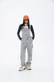 Unisex Pants Autumn Vintage Denim Suspender Pants