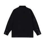 Men Long Sleeve T Shirt Solid Color Long Sleeve Men's Ins Fashion Brand Street Loose Half-Sleeve Top