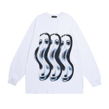 Men Long Sleeve Shirt Autumn and Winter Printing Long Sleeve Bottoming T-shirt for Men and Women