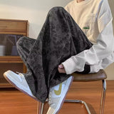 Men Sweatpants Spring Leisure Pants Men's Ins Loose Wide-Leg Pants