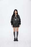 Unisex Jacket Autumn Retro Loose Leather Coat Women's Clothing