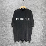 Purple Brand T Shirt Short Sleeve T-shirt Blouse
