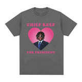 Chief Keef T Shirt Rapper Chef Keef für Präsident Drucken T-Shirt