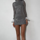 Women Desses Dress High Sense Autumn Long Sleeve Short Dress