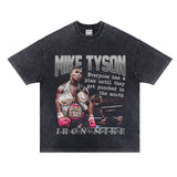 Mike Tyson T Shirt Boxer Retro Short Sleeve