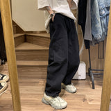 Men Sweatpants Men's Summer Casual Vintage Overalls Straight Loose