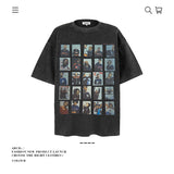American vintage street T-shirt pure cotton men and women loose