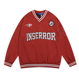 Unisex long-sleeved shirt men's v neck