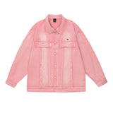 Men Denim Jacket Men Loose All-Matching Jacket