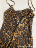 Jungle Print Maxi Dress Summer Leopard Print Dress