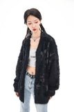 Unisex Jacket Autumn Mink Fur Zipper Cardigan Women's Clothes