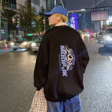 Men Hoodie Sweater Hong Kong Style Spring and Autumn Korean Style Trendy Couple Autumn
