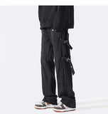 Men Sweatpants Overalls Men's Spring and Summer Loose Straight Casual Pants Trendy