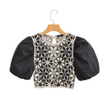 Women T-shirt Early Autumn Women's Wear O-neck Short Shirt Top