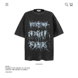 American vintage street T-shirt men's loose cotton