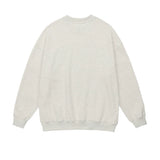 Men Hoodie Printed Crew Neck Sweatshirt Men's Ins Loose Casual Long Sleeves Top