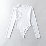 Women T-Shirt round Neck Long Sleeved Fitted T-shirt Bottoming Shirt