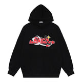 Men Hoodie Hooded Sweater Letter Print Casual Long Sleeve Loose Sports Hoodie