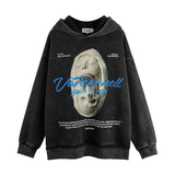 Men Hoodie Washed Old Hooded Sweater Men Autumn and Winter Loose