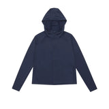 Women Sun Protection Shirt Loose Sunscreen Clothes Girls Summer Casual Hooded Cardigan Long Sleeve