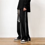 Men Sweatpants Draping Men's Straight Casual Pants Men's Summer Wide Leg Track Pants
