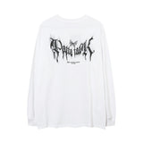 Men Long Sleeve Shirt Printed Couple Long Sleeve T-shirt Men and Women All-Matching Base