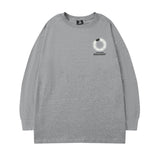 Men Long Sleeve Shirt Men and Women Loose Long Sleeve T-shirt Autumn Undershirt Casual
