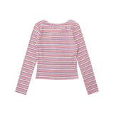 Women Long Sleeve T-shirt Short-Sleeved T-shirt Design Sense Girl Autumn Short