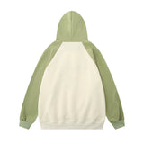 Men Hoodie Five-Pointed Star Paste Cloth Embroidery Hooded Loose Sweater