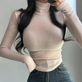 Women Long Sleeve Shirt Women's Long Sleeve Shirt Autumn and Winter