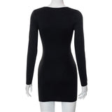Women's Desses Dress Solid Color Slim-Fit Hip Skirt for Women