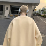 Men Hoodie Heavy round Neck Sweater Men Couple Loose