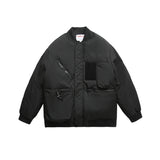 Unisex Sweater Winter Velcro Flying Cotton-Padded Coat