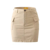 Women's Skirt Workwear Skirt Women's Summer Waist Bag Hip Skirt