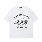 Classic Men's and Women's T-shirt OS Basic Versatile Round