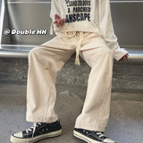 Men Sweatpants Corduroy Men's Pants Casual Trousers Loose Straight