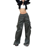 Women Cargo Pants Women's Stitching Mop Pants