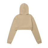 Women Hoodie Cropped Hoodie Girls Autumn Leisure