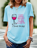 Women's Independence Day T Shirt Pattern Printed Short-Sleeved T-shirt