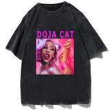 Vintage Doja Cat Printed T-Shirt Rap Oversized Wash