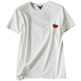 Women T-Shirt round Neck Short Sleeve Women Loose White T-shirt