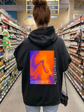 Korean version ins sweater women's loose hooded top shirt jacket