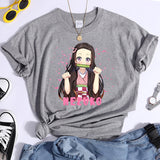 Kamado Nezuko Graphic T Shirt Women's Fashion Anime