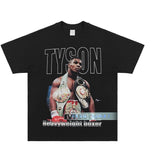 Mike Tyson T Shirt Vintage Loose Short Sleeve