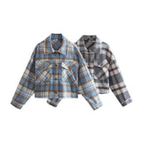Women T-Shirt Women's Autumn and Winter Shirt Long Sleeve Loose Breasted
