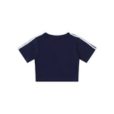 Women T-shirt Printed Short T-shirt Girls Summer round Neck Multicolor