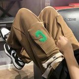 Men Sweatpants Waffle Pants Summer Workwear Sweatpants