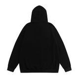 Men Hoodie Patch Letter Hooded Jacket Boys