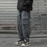 Men Sweatpants Overalls Men's Casual Pants Retro Loose