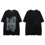 Men T Shirt Men's Dark Short-Sleeved T-shirt Spring and Summer New